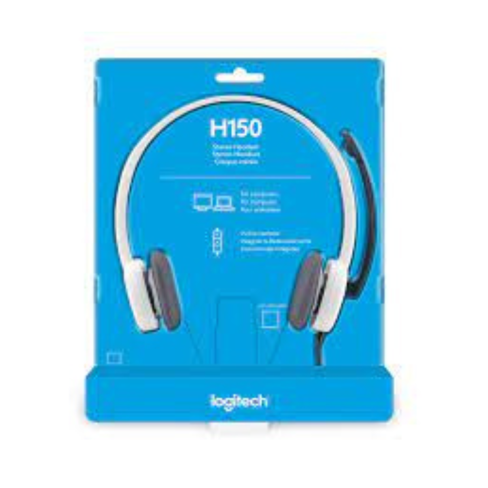 Logitech H150 Stereo Headset Stereo Sound Swivel Mic Dual