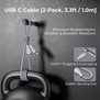 VOLTME POWERLINK RUGG SERIES | 100W USB-C to USB-C Fast Charging Cable | 1M Graphene Nylon | PD 3.0