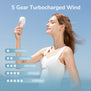 JISULIFE Life5 Plus Handheld Fan | 4000 or 6000mAh | Air Turbo and Air Jet | Up to 18hours Usage