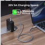 VOLTME POWERLINK RUGG SERIES | 100W USB-C to USB-C Fast Charging Cable | 1M Graphene Nylon | PD 3.0
