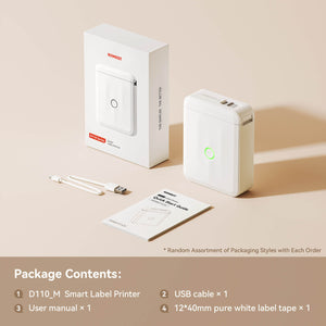 Niimbot D110 | Label Printer Mini Portable Inkless Home Storage School Name Sticker Label Maker