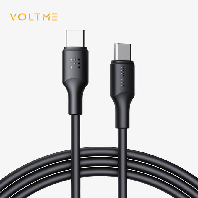 VOLTME POWERLINK EDC SERIES | USB-C to USB-C / USB-A to USB-C 100W / 60W Fast Charging Cable | 1.2M