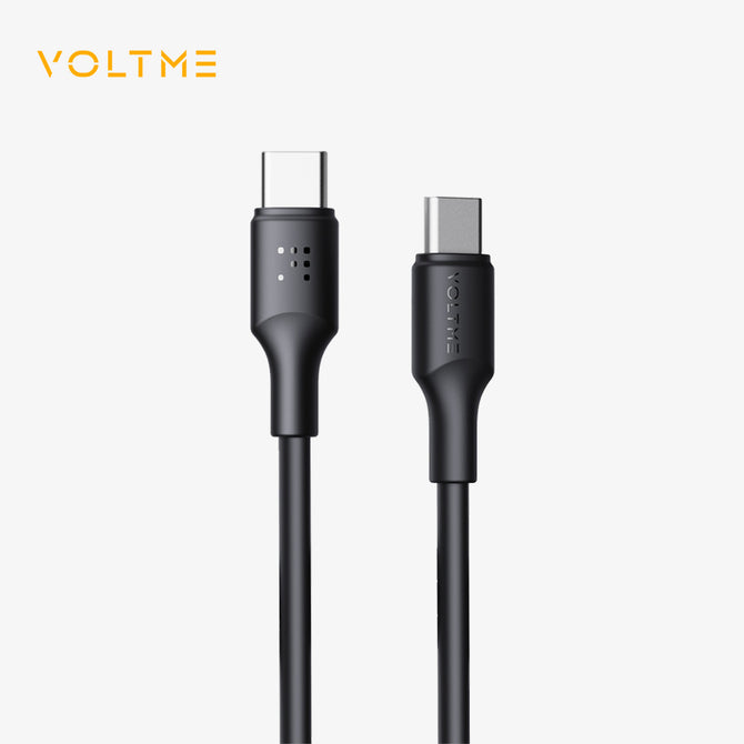 VOLTME POWERLINK EDC SERIES | USB-C to USB-C / USB-A to USB-C 100W / 60W Fast Charging Cable | 1.2M