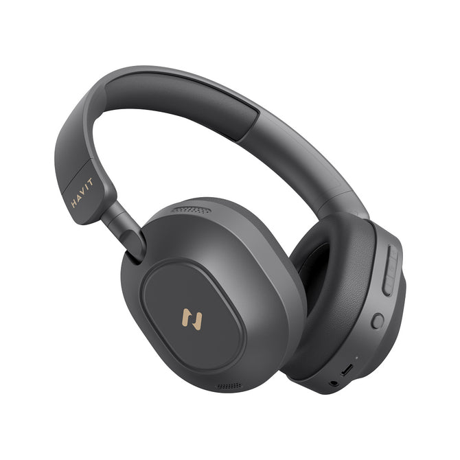 B1T1 | HAVIT H668BT Headphone | Hi-Res Wireless Headphones with ANC | 80H Playtime | Bluetooth 5.4