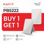 B1T1 | HAVIT PB5222 10000mAh Powerbank | Magnetic Wireless Power Bank w/ Foldable Holder | 20W USB-