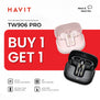 B1T1 | HAVIT TW906 Pro Earbuds | TWS Earbuds with ANC+ENC Noise Reduction | 5H Playtime |Bluetooth V