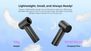 B1T1 | HAVIT HF610 Handheld Fan 3,000mAh | Mini High-Speed Portable Fan with LED Display| 17400RPM M