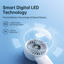JISULIFE Life4 Handheld Fan | 3600 or 5000mAh | Front-facing Smart Digital LED Display