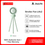 JISULIFE Life2/S Stroller Fan | LED Digital Display | Bladeless Turbine Boosting Air Jet & Air Turbo