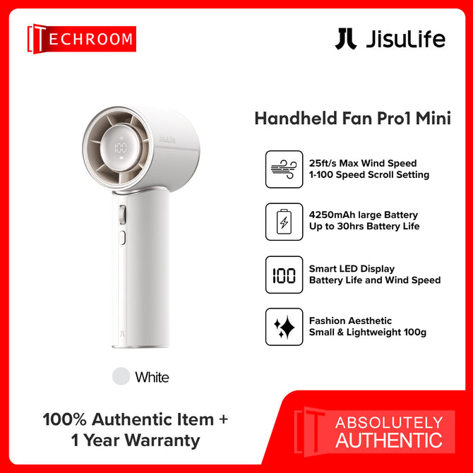 JISULIFE | Pro 1 Mini White | 4250 mAh | Lithium-Ion Battery | 100 Adjustable Levels