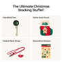 JISULIFE Life 10 Handheld Fan Christmas Edition | 4000mAh | 5-Speed Airflow | USB-C Rechargeable