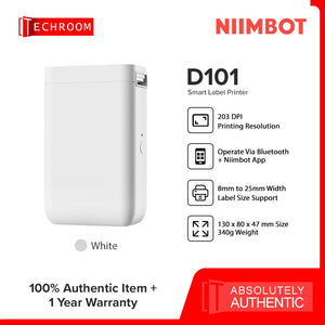 Niimbot D101 | Label Printer Printing Office Home Shop Retail Use Tape inkless Label Maker