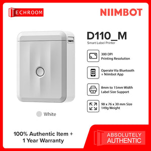 Niimbot D110 | Label Printer Mini Portable Inkless Home Storage School Name Sticker Label Maker