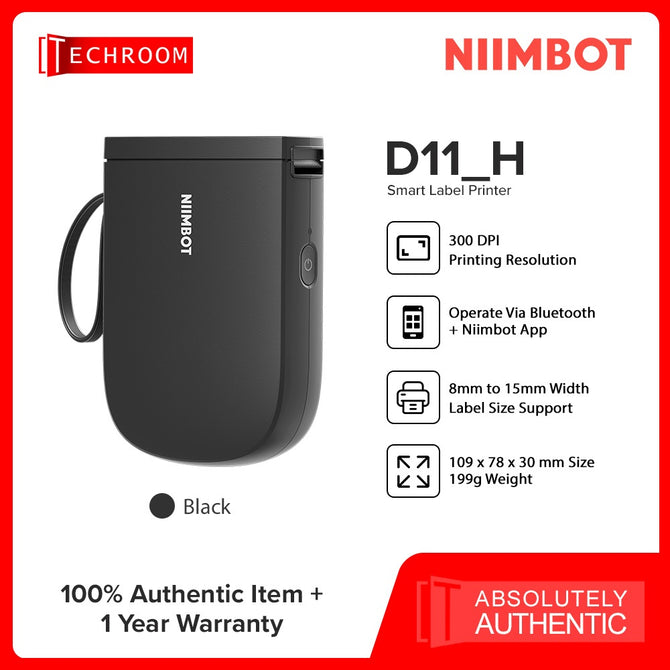 Niimbot D11 | Label Maker Bluetooth Label Printer Handheld Small Sticker Printer