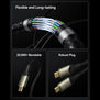 VOLTME POWERLINK UTRON SERIES | USB-C to USB-C Cable 240W PD3.1 Fast Charging | 40Gbps Data Transfer