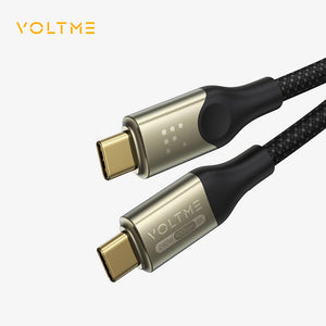 VOLTME POWERLINK UTRON SERIES | USB-C to USB-C Cable 240W PD3.1 Fast Charging | 40Gbps Data Transfer