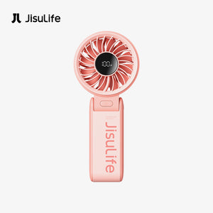 JISULIFE Life7 Handheld Fan | 3600mAh or 5000mAh | Comfortable Grip | Smart Digital LED Technology