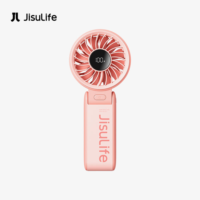 JISULIFE Life7 Handheld Fan | 3600mAh or 5000mAh | Comfortable Grip | Smart Digital LED Technology