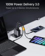 VOLTME REVO 100 | 100W GaN Fast Charger | Dual USB-C + USB-A | Laptop & Phone Charging | PPS & PD