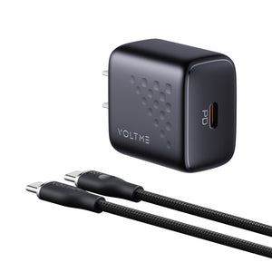 VOLTME REVO 30 LITE FAST CHARGING KIT | 30W GaN USB-C Wall Charger with 1M Type-C Cable