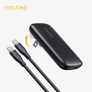 VOLTME REVO 65 EVO Bundle Set | 65W GaN Fast Charger | Dual USB-C + USB-A | PPS/PD/QC Support