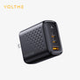 VOLTME REVO 67 | 67W GaN Fast Charger | Dual USB-C + USB-A | Triple Port Adapter | PPS/PD/QC Support