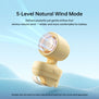 JISULIFE | Stroller Fan Life 4 | 5000mAh | 38h Battery Life | 5 Level Natural Wind Mode
