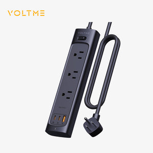 VOLTME VITO POWER STRIP 18W / 30W SERIES | Surge Protector & Travel Power Hub | AC + USB Ports