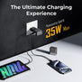 VOLTME VITO 35 | 35W Universal Travel Adapter | USB-C + USB-A Dual Port | Fast Charging