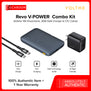 VOLTME REVO V-POWER COMBO KIT | 10000mAh Power Bank + 30W GaN USB-C Charger + 1.2M Type-C Cable