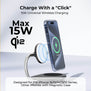 VOLTME 3-in-1 Magnetic Wireless Charger | 15W Fast Charge | w/ 40W GaN Adapter | Foldable & Compact