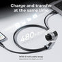 VOLTME POWERLINK EDC SERIES | USB-C to USB-C / USB-A to USB-C 100W / 60W Fast Charging Cable | 1.2M