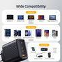 VOLTME REVO 67 | 67W GaN Fast Charger | Dual USB-C + USB-A | Triple Port Adapter | PPS/PD/QC Support