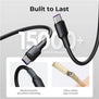 VOLTME POWERLINK EDC SERIES | USB-C to USB-C / USB-A to USB-C 100W / 60W Fast Charging Cable | 1.2M