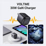 VOLTME REVO 30 MINI 2 | 30W GaN Mini USB-C Fast Charger | PD & PPS Support | Compact Travel Adapter