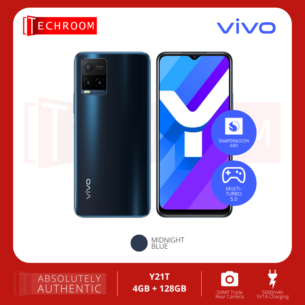 V2131 VIVO Y21T | 5000mAh Battery | 4GB RAM + 128GB ROM | 50MP Triple Rear C ...