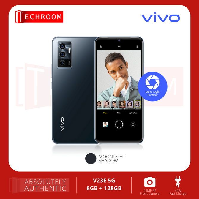 VIVO V23E 5G | 4080mAh Battery | 8GB RAM + 128GB ROM |  44MP AF Front Camera |