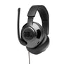 Harman JBL QUANTUM 200 | Wired over-ear gaming headset with flip-up mic | JBL QuantumSOUND Signature | Voice focus directional flip-up boom microphone