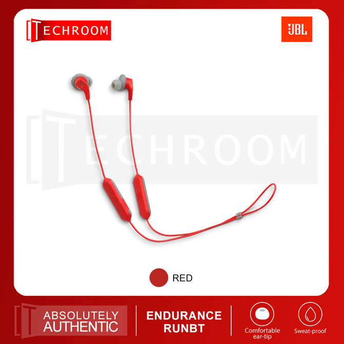 Harman JBL ENDURANCE RUN BT Sweatproof Wireless In Ear Sport Headpho Techroom