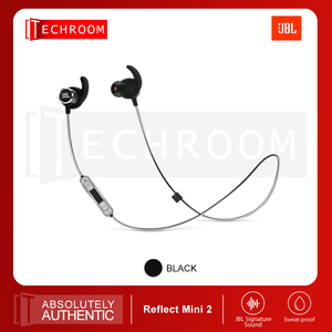 Harman JBL REFLECT MINI 2 | Lightweight Wireless Sport Headphones | JBL Signature Sound | 10 hour battery life with speed charge | Sweatproof Reflective Cables