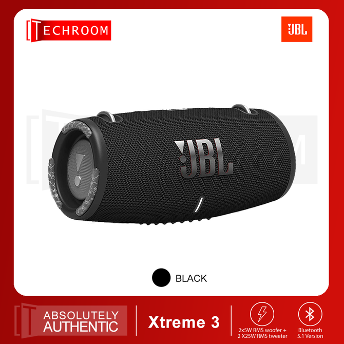 Harman JBL Xtreme 3 Black, Portable waterproof speaker