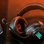 Harman JBL QUANTUM 400 | USB over-ear gaming headset with game-chat balance dial | RGB | QuantumSURROUND and DTS